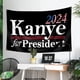 thumbnail image 2 of Tapiz K-anyes 2024 para presidente en microtela 150x90 cm, 2 of 3