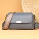 thumbnail image 2 of Bolso de hombro de piel con correa ancha para mujer Bolsos modernos negros para mujer Bolso de mano elegante de tamaño mediano, 2 of 6