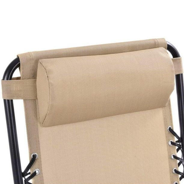 Cojín para cabeza, almohada reclinable de , almohada reclinable cómoda, cojín de apoyo para el cuello del reposacabezas para - Beige Yotijar reposacabezas tumbona