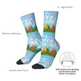 thumbnail image 4 of Vsdgher Happy Easter Crew Socks for Men & Women, Breathable Casual Athletic Ankle Socks, 4 of 6