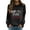 Black, variant on Aayomet Womens Sweatshirt Womens Crewneck Pullovers Color Block Long Sleeve Side Split Tunic Tops,Gray S