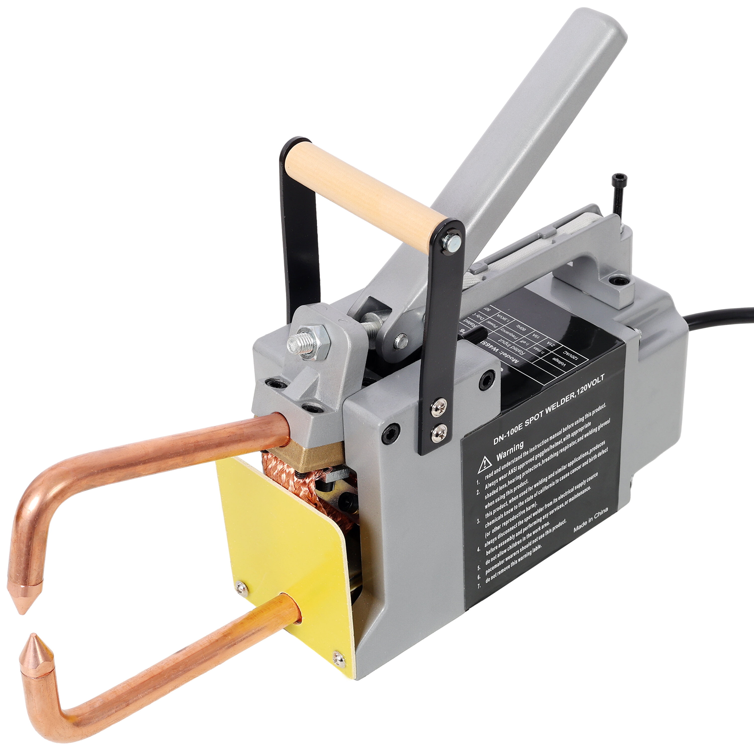 , Portable Spot Welder,120V 60Hz, Handheld Welding Tip Metal Sheet Spot Welding Machine,ETL certificate, Grey ,Steel ,