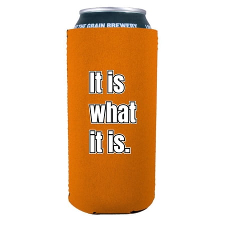 It Is What It Is 16 oz. Can Coolie (Orange)