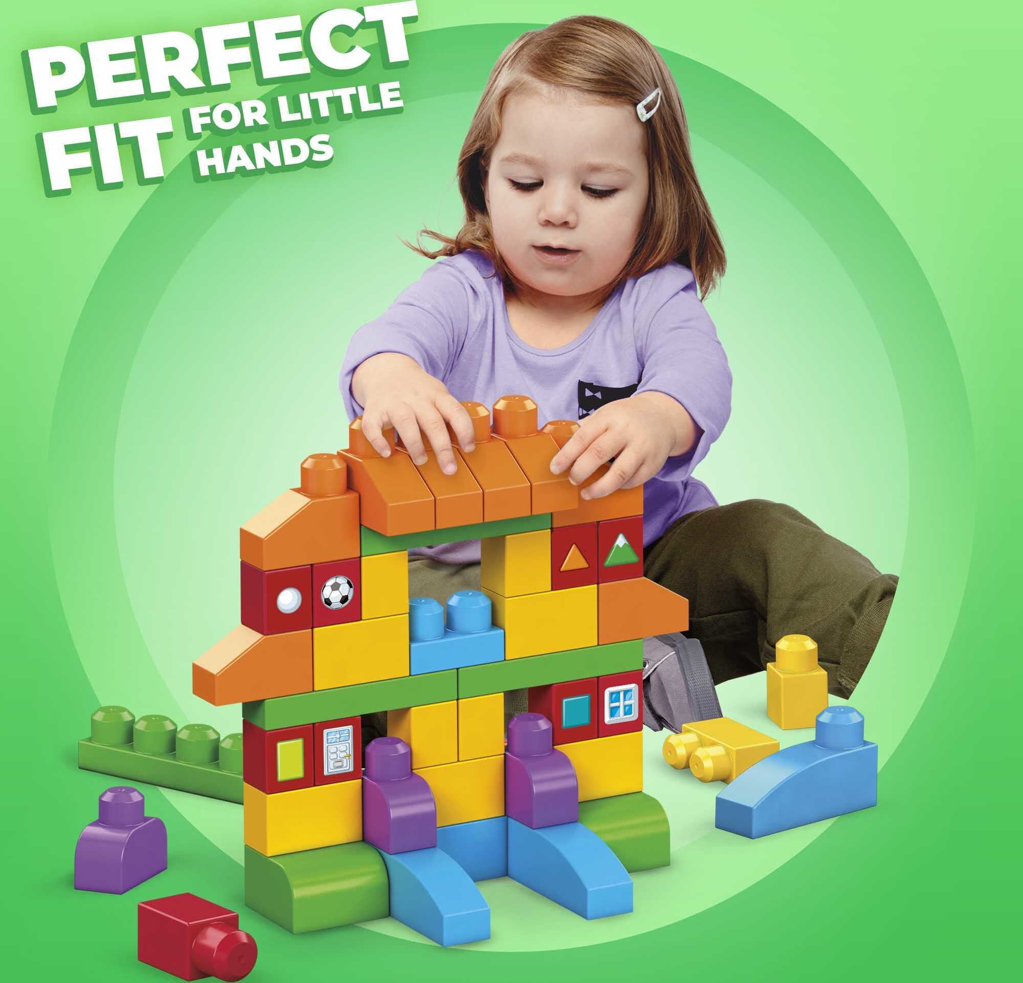 Mega Bloks Toy Blocks Build & Learn Eco House With 4 Figures