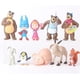 thumbnail image 1 of Paquete de 10 figuras de Masha y el oso (3-7 cm) LingWen 1327534157116, 1 of 1