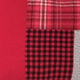 thumbnail image 4 of Russell Red Plaid Cabin Lodge King 3 Piece Quilt Set, 4 of 6