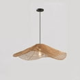 thumbnail image 6 of UEEYAC Rattan Woven Straw Hat Pendant Lights, 6 of 16
