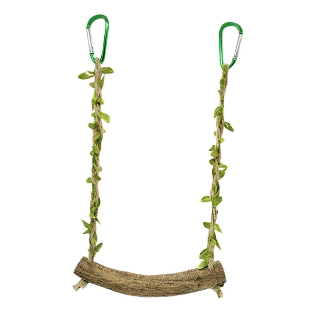 Soporte de Madera para Loros Y Pájaros, Jaula Colgante para Pájaros, Juguetes para Guacamayos Pequeños Y Medianos