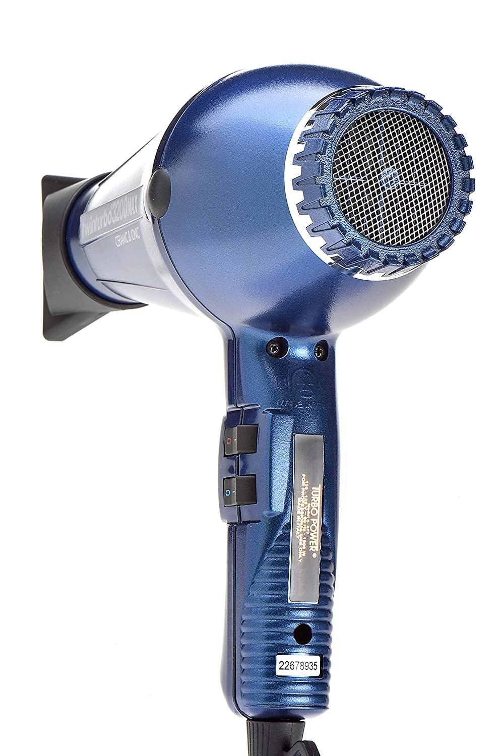 Turbo Power Twin Turbo 3200 Max Ceramic Ionic Night Blue Hair Dryer