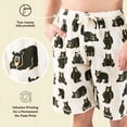 thumbnail image 5 of LazyOne Bear Men's Pajama Shorts – Funny Cotton Pajama Shorts for Men, Mens Sleep Shorts with Pockets (L), 5 of 7
