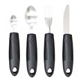 thumbnail image 1 of 1 Set Elderly Tableware Hand Proof Utensils Weighted Utensils For, 1 of 4