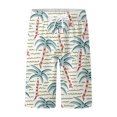 thumbnail image 2 of Caqnni Classic Printed Men's Swim Trunk Stylish Board Shorts for Every Summer (Dark Blue,3XL), 2 of 4