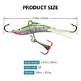 thumbnail image 3 of BASSDASH Ice Fishing Lures with Glide Tail Wings Winter Ice Jigging Fishing Jigs for Bass Perch Walleye Pike, 3 of 7