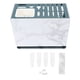 thumbnail image 1 of Multifunctional Knife Blocks with White Plate Cutting Board Pot Lid Holder for Countertop Organization Kitchen Storage Wall Mount Green Frame, 1 of 5