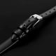thumbnail image 4 of Correa de Cuero Uxcell, Correa de Reloj de Cuero Lisa y Plana para Hombres y Mujeres, Negro, Tono Plateado 8mm, 4 of 7