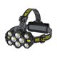 thumbnail image 1 of Linterna frontal recargable, 1000 lúmenes, brillante, 10 LED, 8 + 2 modos, luz de cabeza con luz roja para adultos, linterna de cabeza impermeable para correr al aire libre, caza, camping, senderismo ShuxiuWang 1327537009801, 1 of 5