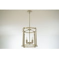 thumbnail image 5 of 19117-Hunter Fans-Astwood 4-Light Lantern Chandelier in Caged Style-16 Inches Wide by 25.5 Inches High-Brushed Nickel Finish, 5 of 5