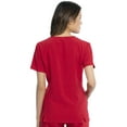 thumbnail image 2 of Tooniforms Holiday V-Neck Female Medical Scrub Top TF637, 2 of 2