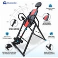 thumbnail image 2 of Tabla de Inversión Bluelander Por Gravedad, Ajustable de 30° a 90°, Mesa Inversión Plegable para Espalda y Cuello, Equipo de Estiramiento y Ejercicio Fitness, 2 of 5