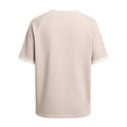 thumbnail image 4 of Men's Waffle Henley T-Shirts Quarter Zip Crew Neck Short Sleeve Summer Tee Shirts Casual Loose Fit Workout Lightweight Tee Tops, 4 of 6