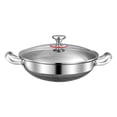 thumbnail image 2 of Upgraded Alloy Frying Pan Uncoated Cover Plate 32 Cm Compatible With Induction Cookers And All Types Of Stoves, 2 of 7