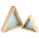 thumbnail image 4 of Estante de madera de 2 piezas para pared, almacenamiento para sala de estar, 4 of 6