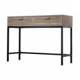 thumbnail image 4 of COZAYH Rustic Console Table with 2 Drawers Entryway Hallway Farmhouse Country Style, Cabin-Inspired Natural Finish (Distressed Grey), 4 of 8