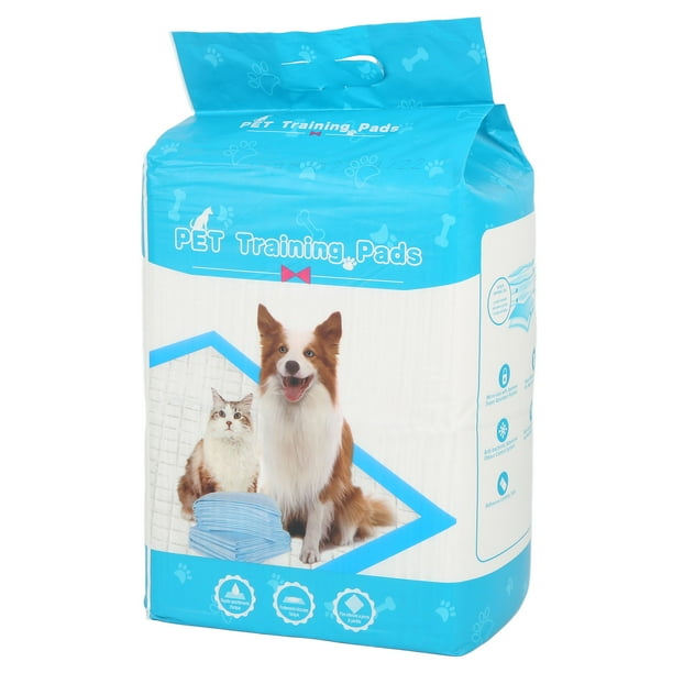 Almohadilla desechable para cambiar mascotas, absorbente rápido, sin fugas, almohadillas para orinar para mascotas, perros, gatos, conejos S 33x45cm/13,0x17,7 pulgadas (100 unidades)