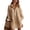 Khaki, variant on Yungyresw Women's V Neck Casual Shirt Dress Collar Button Down Loose Long Sleeve Mini Dresses Blouse