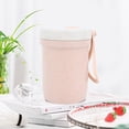 thumbnail image 4 of Caja de sopa sellada para comidas para llevar (rosa) Vaso de avena portátil de 300 ml con tapa, 4 of 8
