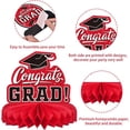 thumbnail image 4 of Promotion!Sombrero de temporada de graduación,decoración de panal,decoración de escritorio,ventilador de papel,Bola de panal,objeto decorativo para fiesta de graduación,2023, 4 of 7
