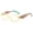 Beige, variant on Women Small Egg Designer Reading Glasses 2.50 Blue Spring Hinges Blue Light Blocking Readers +2.5