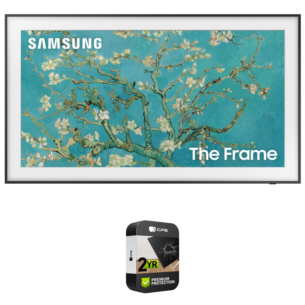 Samsung QN32LS03CB 32 inch The Frame QLED HDR 4K Smart TV Bundle with Deco Gear 4K HDMI 2.0 Cable x2 & Deco Gear CPS Exclusive 26 Month Protection Pack