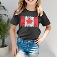 thumbnail image 2 of WEAIXIMIUNG T-Shirt à Manches Courtes pour Petites Filles, Col Rond, Coupe Décontractée, Basique, 2 of 4