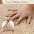 thumbnail image 2 of JAATOP 24" x 48" Bathroom Rug, Soft Absorbent Bath Mat with Non-Slip TPR Backing, Machine Washable, Beige, 2 of 7