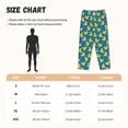 thumbnail image 4 of Picia Rubber Duck Womens Soft Woven Cotton Elastic Waistband Sleep Pajama Pant Lounge Sleep Pant With Pockets And Drawstring-Large, 4 of 9