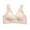 Beige, variant on Nursing Bras for Breastfeeding and Pumping Women's Bra Wireless Maternity Seamless Front Buckle Breastfeeding Bra with Pads(Purple,XXL)