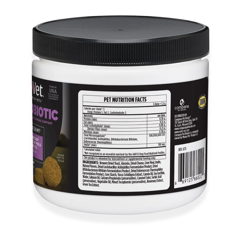 Nutri-Vet Pre/Probiotic Soft Chews for Dogs, 120 Count photo 2