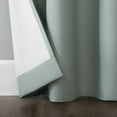 thumbnail image 5 of Sun Zero Cyrus 1-Piece  Thermal 100% Blackout  Back Tab/Rod Pocket Curtain Panel, Misty Blue, 40”W x 84"L, 5 of 9