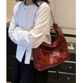 thumbnail image 2 of Kukuzhu Tote Bag Women's PU Leather Shoulder Bag Lightweight Hobo Bucket Armpit Purse Handbag Work Top Handle Bag, 2 of 8