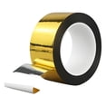 thumbnail image 2 of Gold Metalized Polyester Film Tape, 5cm x 50m Mirror Gold Tape, High-Adhesive Gift and Wedding Decoration Tape, Decor Tape for Wrapping Scrapbooking Photo Wall Wedding & Decorations, 2 of 9