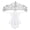 Silver White, variant on Dserhfy Bachelorette Party Accessories Set Rhinestone Crown Bride to Be Sash Veil Bridal Shower Decoration for Bachelorette Night Party Supplies