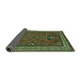 thumbnail image 2 of Ahgly Company Indoor Rectangle Geometric Turquoise Blue Traditional Area Rugs, 5' x 7', 2 of 4