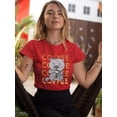 thumbnail image 2 of Kitty Coffee T-Shirt Women -GoatDeals Designs, Female Medium, 2 of 4