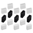 thumbnail image 1 of 30 piezas de cubierta antipolvo para enchufes, conveniente protección contra el polvo, tapones USB, puerto antidesbordamiento para computadora portátil, 1 of 6