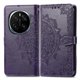 thumbnail image 2 of For Honor Magic7 5G Wallet Case Mandala Flower Leather Phone Cover Stand - Grey, 2 of 5