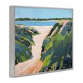 thumbnail image 2 of Stupell Industries Coastal Floral Cliffs Landscape Gray Framed Giclee Art, 30 x 24, by Dorothy Holmes Mohler, 2 of 7