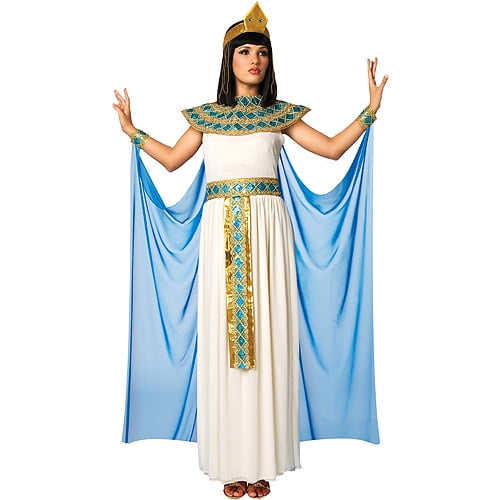 Queen Of The Nile Cleopatra Egyptian Fancy Dress Costume Sizes S & M 