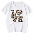 thumbnail image 4 of ibiyuan T Shirts for Girls Crew Neck Short Sleeve Clothes Girls Medium Shirts Cute Bow Graphic Basic Tees Soft Birthday Gifts Party Top, 4 of 4