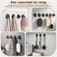 thumbnail image 4 of Ganchos para Toallas de Baño - Juego de 16 Ganchos Pared Autoadhesivos de Acero Inoxidable 304, Para Baño, Cocina, Dormitorio - Negro, 4 of 4